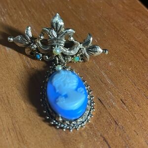 Blue Brooch